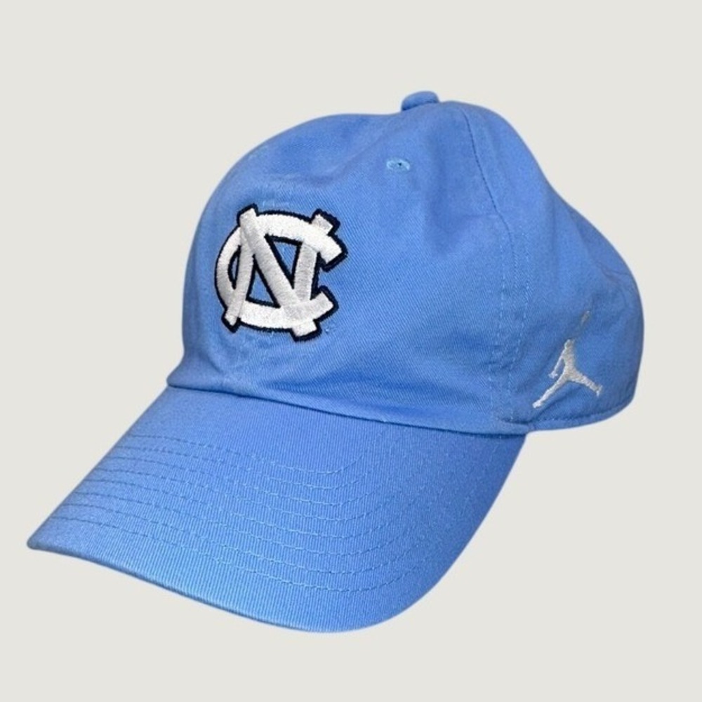 Jordan Brand UNC Tar Heels Hat University Blue Adjustable Cotton Cap Jumpman